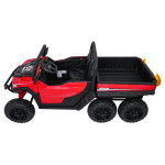 Elektrické autíčko Farmer Truck X-POWER - dvojmiestne, červené